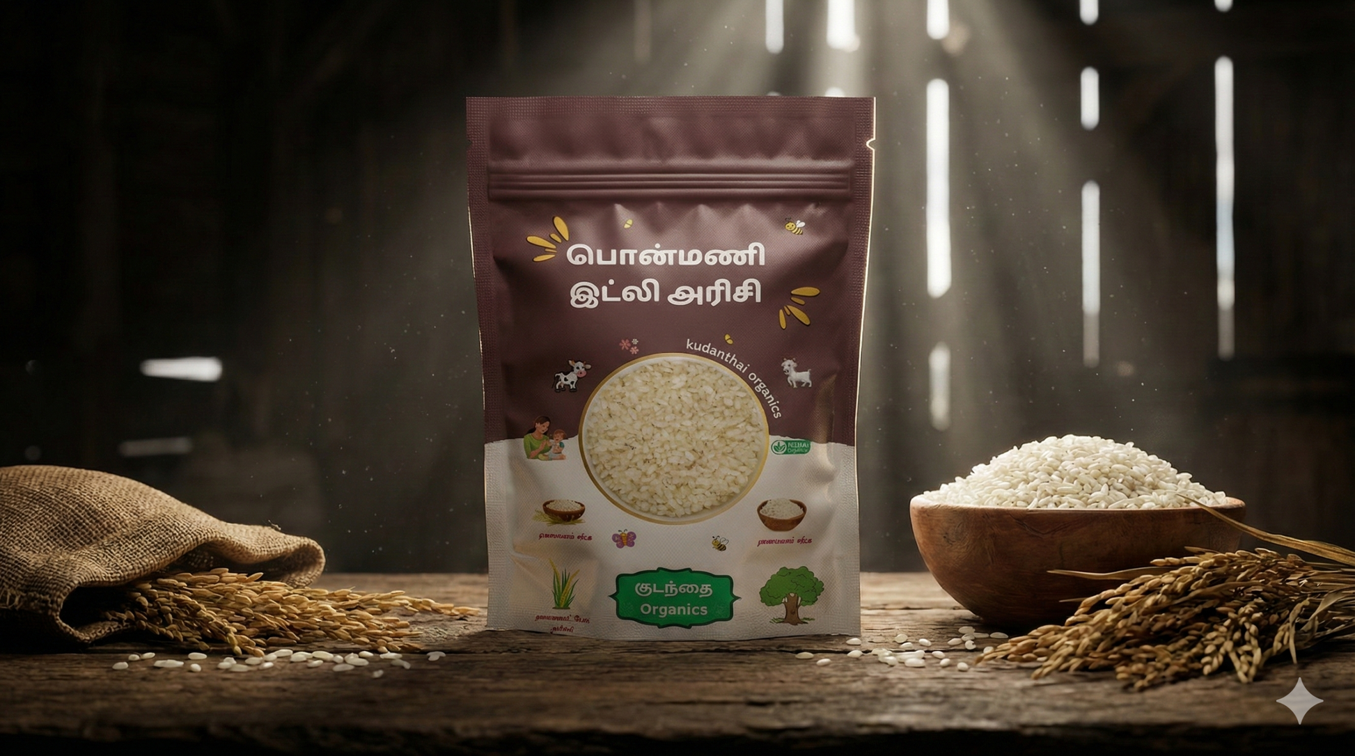 Ponmani Idli Rice( பொன்மணி இட்லி அரிசி)